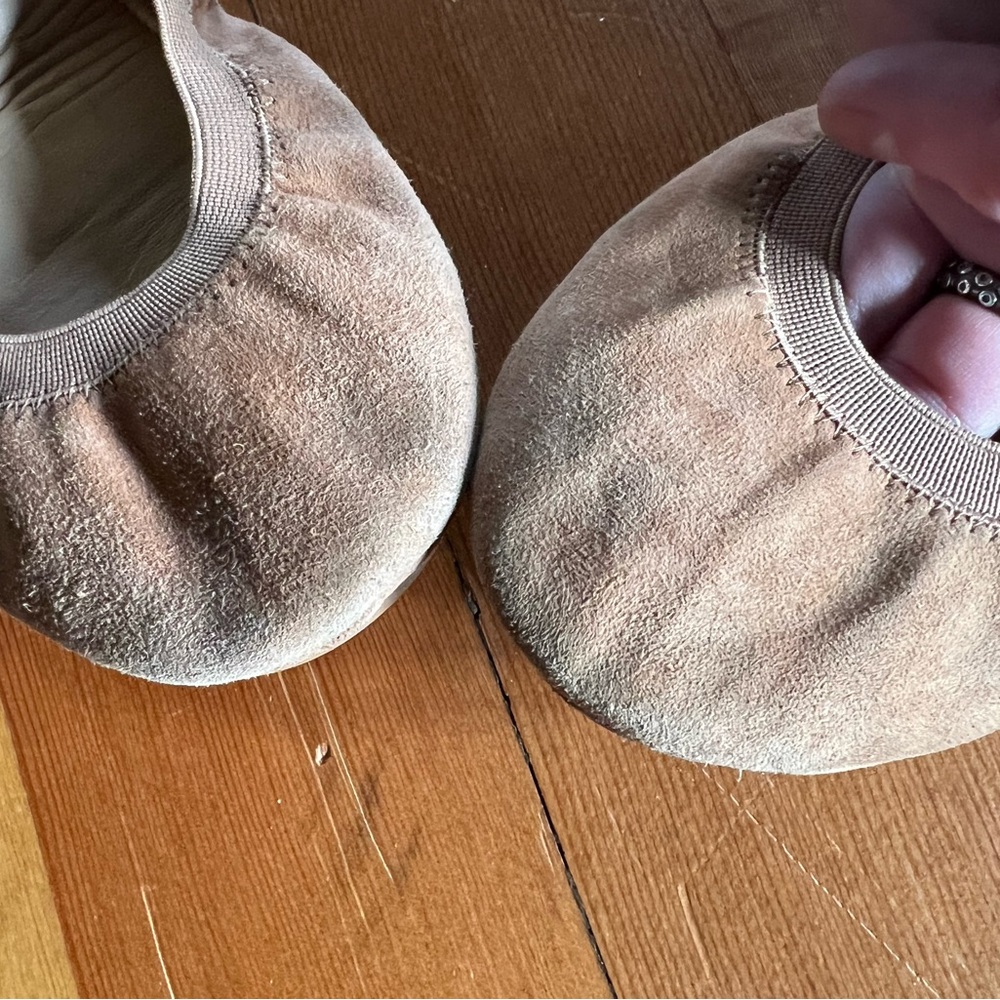 Yosi Samra tan suede leather samara flats - euc! - Picture 3 of 7
